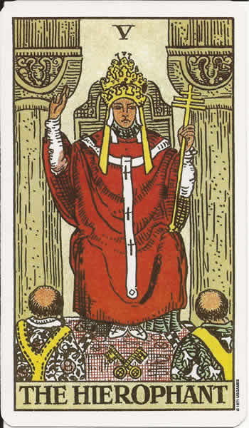 Tarot karta Sveštenik