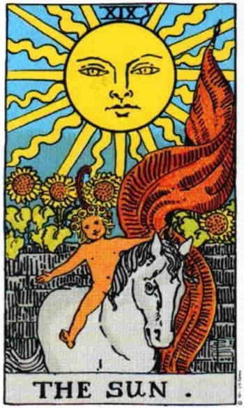 Tarot karta Sunce