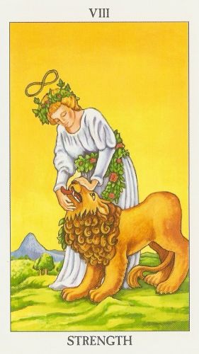 Kombinacije u Tarot kartama (karta Snaga)