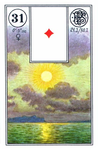 Lenormand karta Sunce