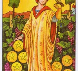 Tarot karta Devet pentakla – vreme sazrevanja i završetak jednog ciklusa