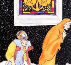 Tarot karta Pet pentakla