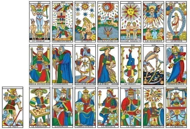 Simbolika boja na Marsejskim tarot kartama